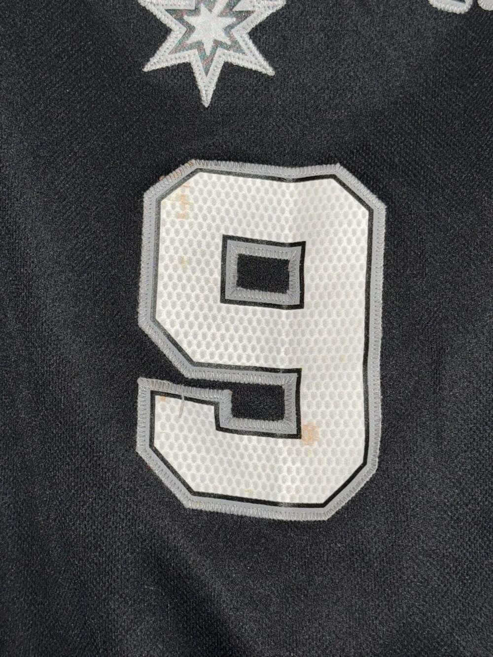 Adidas NBA San Antonio Spurs Tony Parker #9 Youth Medium Jersey Black - Picture 9 of 15